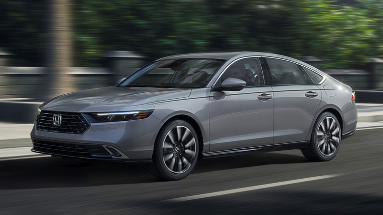 2023 Honda Accord Hybrid on the street