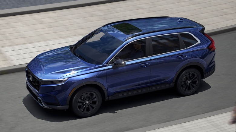 2023 Honda CR-V Hybrid on the street