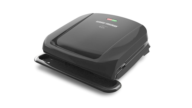 A George Foreman Electric Grill.