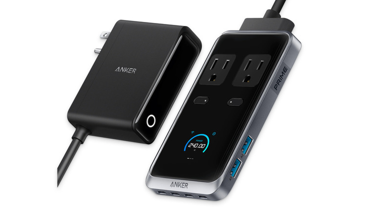 The Anker Prime charging station over a white background