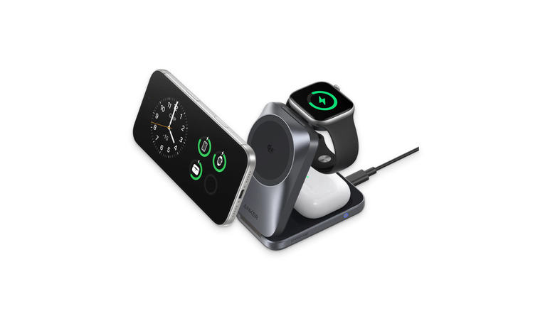 The three on one charger on a white background
