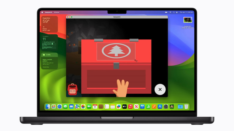 Screenshot Utility Selecting Screen Portion on Macbook