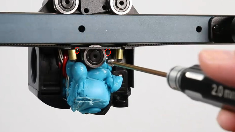 Nozzle ooze on an Elegoo printer
