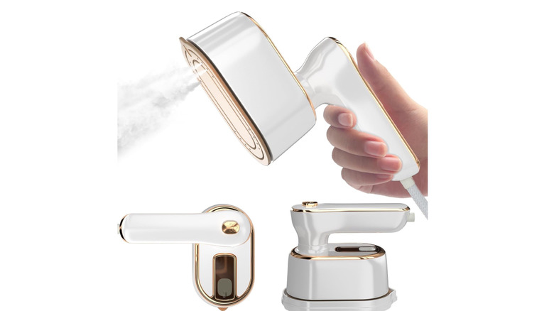 Steamer on white background
