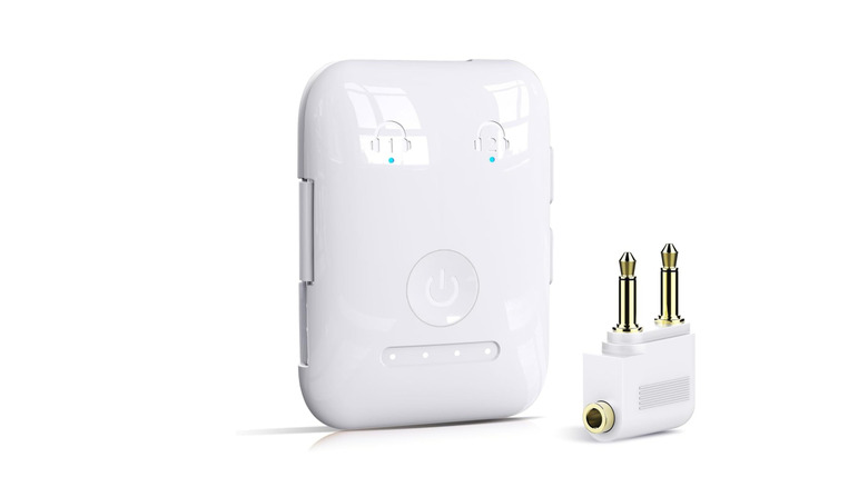 Bluetooth transmitter on white background
