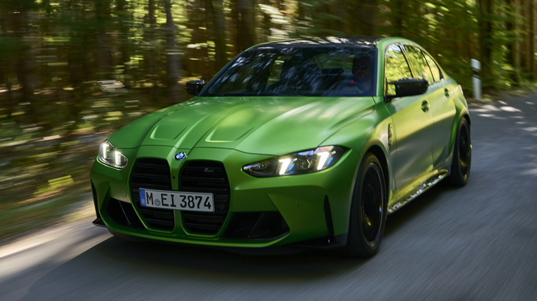 Green BMW M3 Sedan