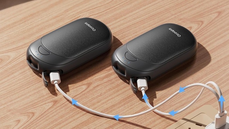 Electric hand warmers charging