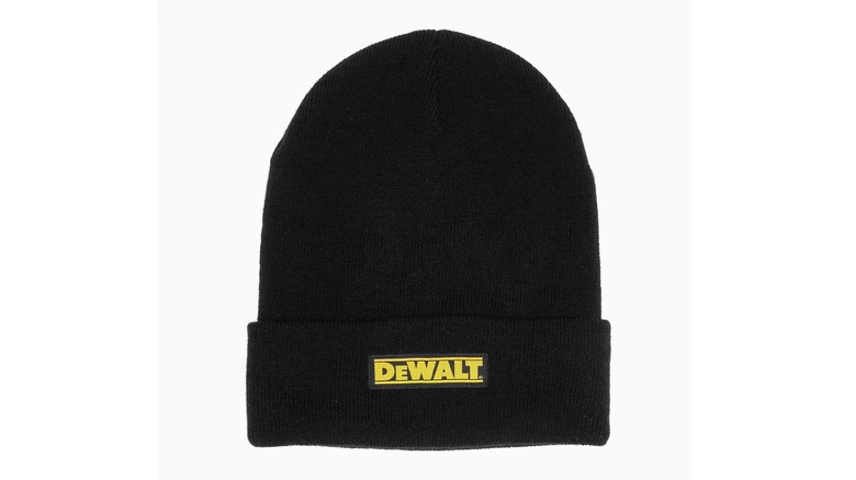 DeWalt beanie on white background