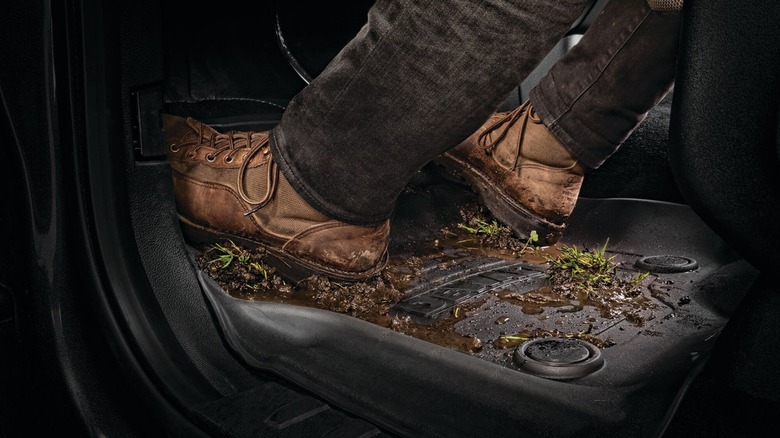 DeWalt floor liners in truck