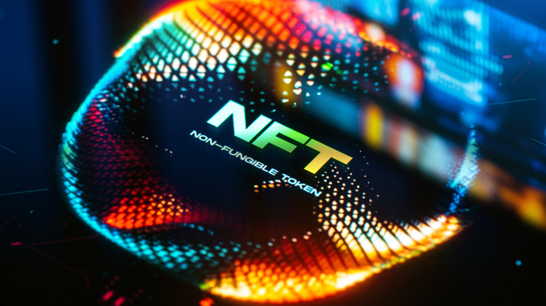 futuristic representation of an NFT