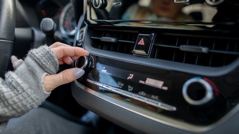 Driver adjusting fan speed