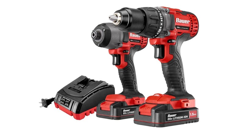 Bauer 20V Two-Tool Drill and Impact Driver Kit