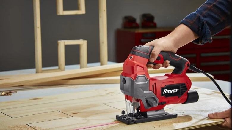 cutting board with Bauer jig saw