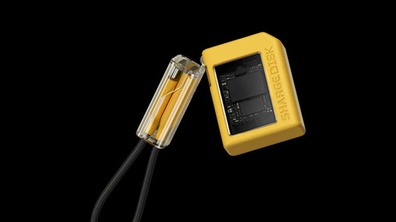 Sharge Disk SSD enclosure in yellow