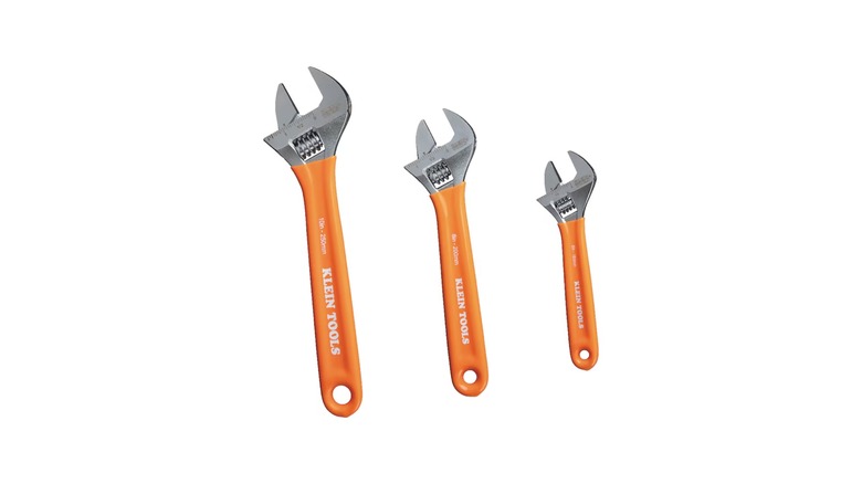 Klein Tools Extra Capacity Adjustable Wrench Set (3-Piece)