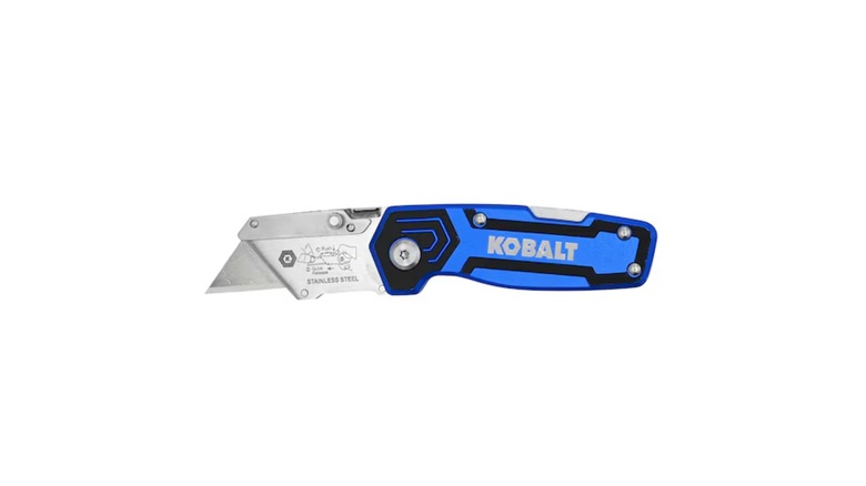 Kobalt Compact Lockback ¾-Inch Folding Utility Knife