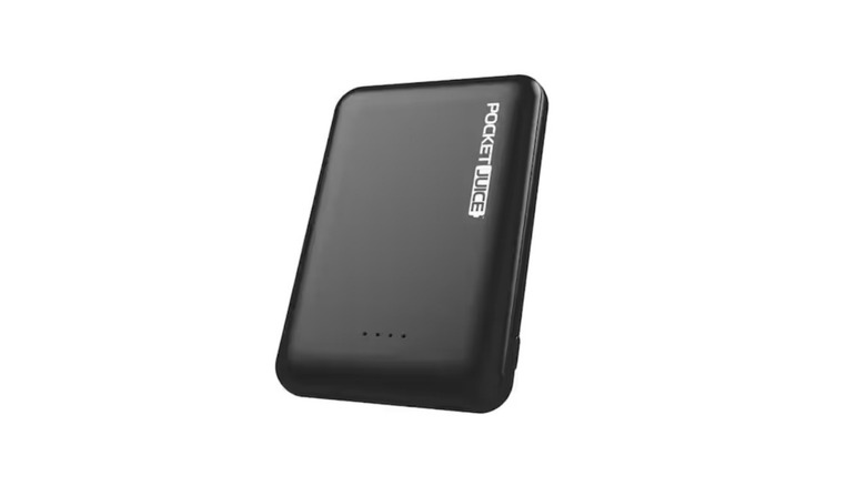 Black rectangular power bank