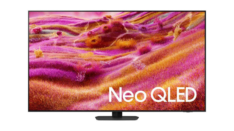 A close up of the Samsung QN90F Smart TV