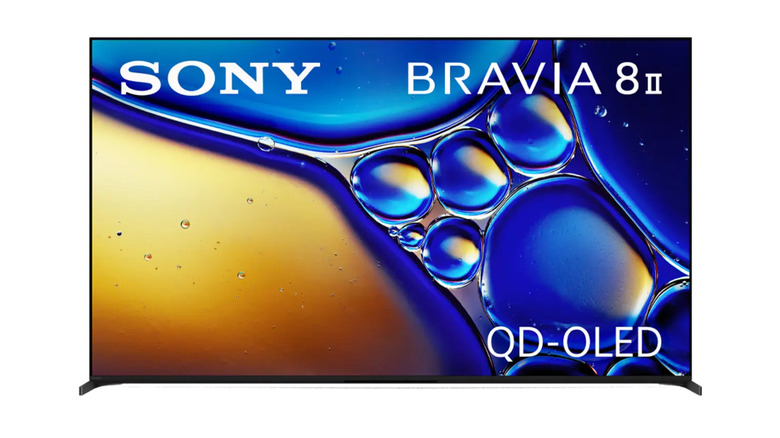 A close up of the Sony Bravia 8 II Smart TV