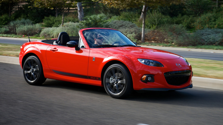 2013 Mazda MX-5 Miata NC on the road