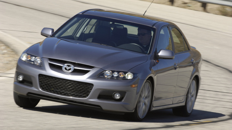Mazdaspeed 6 cornerning at speed