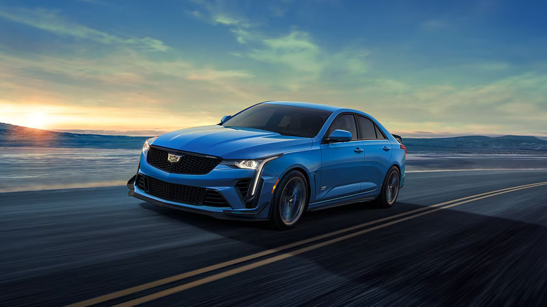 A side on shot of the 2026 Cadillac CT4-V Blackwing
