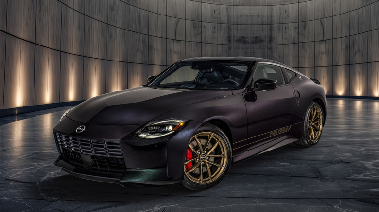 A side on shot of the 2026 Nissan Z Heritage Edition