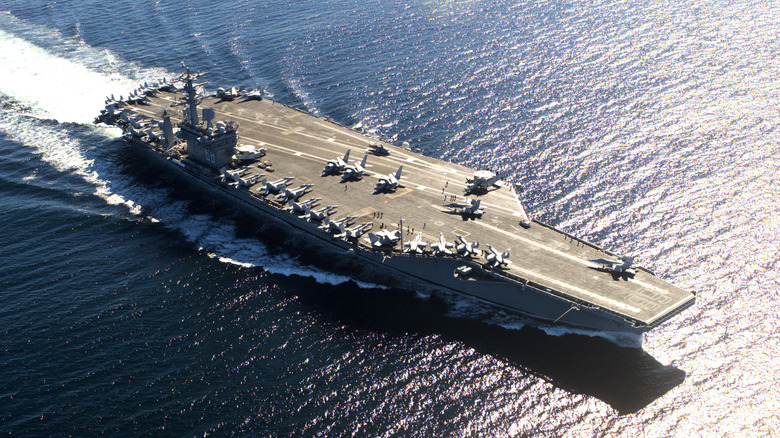 USS Nimitz at sea