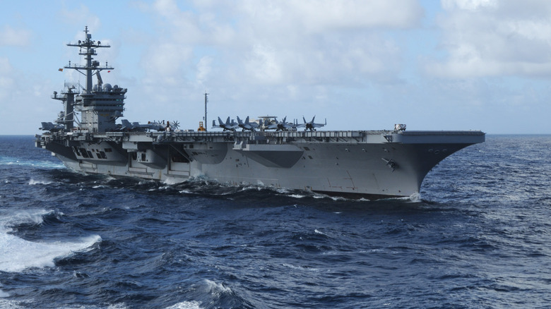 USS Carl Vinson at sea