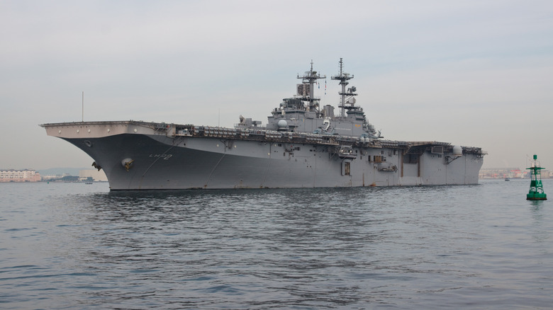 USS Essex at sea
