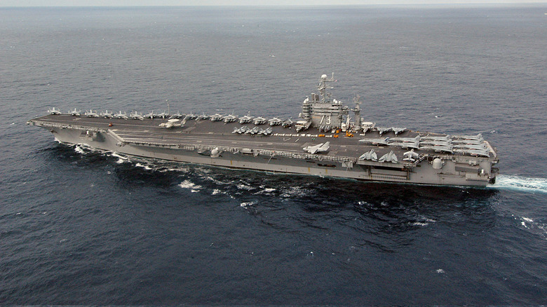 USS George Washington at sea