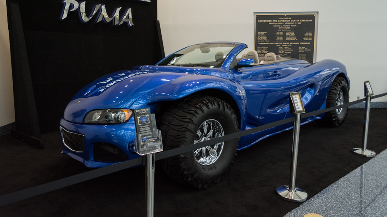 A Youabian Puma on a showroom floor