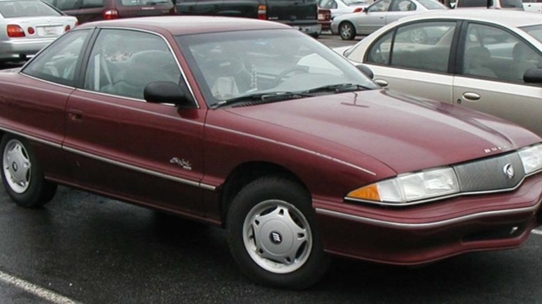 Burgundy Buick Skylark 6th-gen