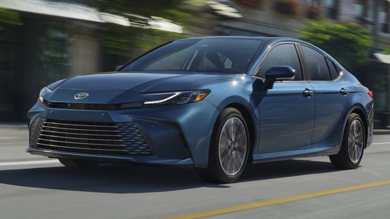 Toyota Camry at speed