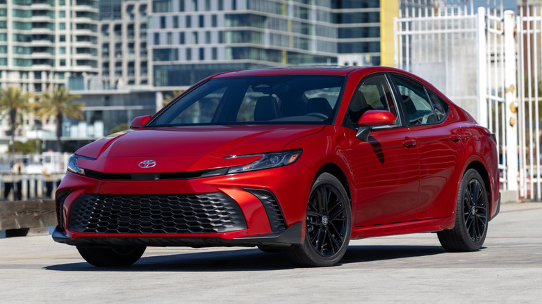 Toyota Camry in the city