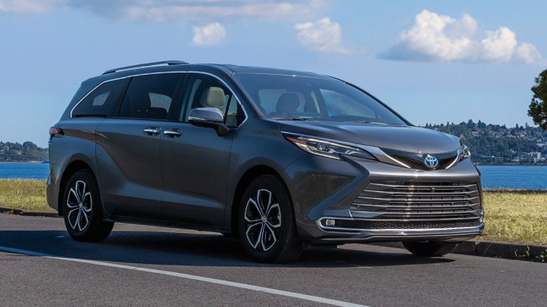 Toyota Sienna by the river