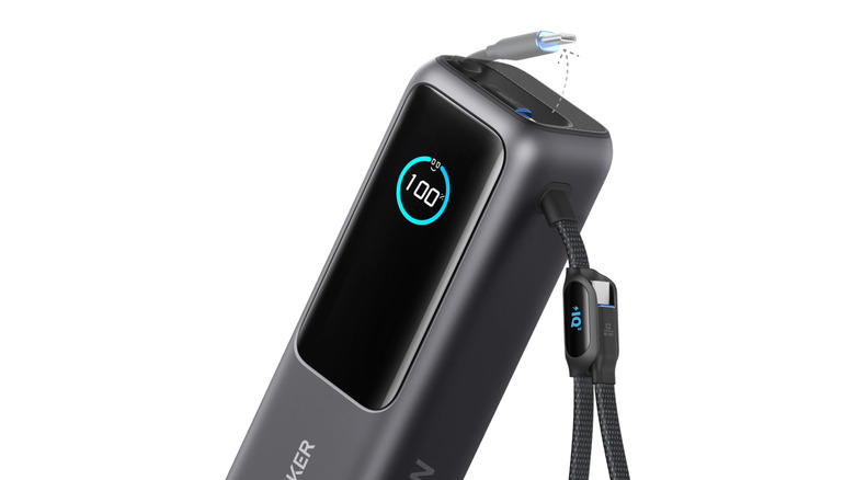 Anker 25000mah battery on white background
