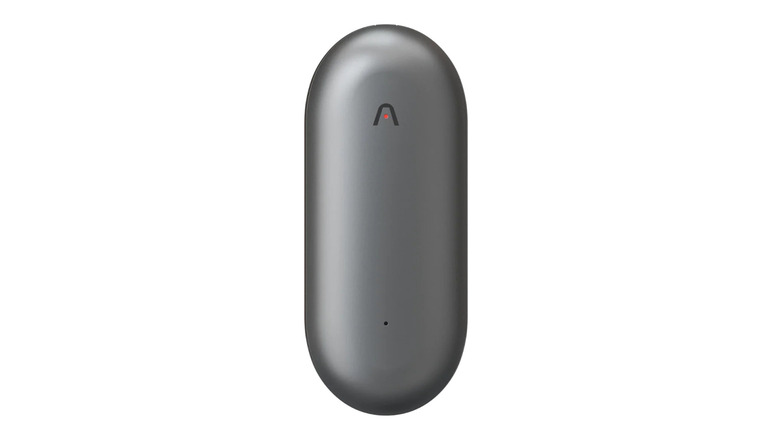 the plaud notepin on a white background