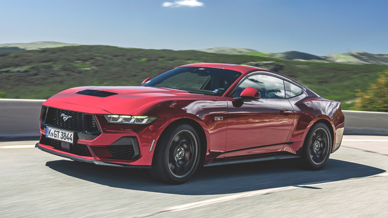 Hero shot of a 2024 Ford Mustang Coupe.