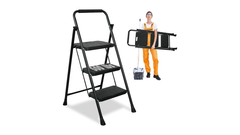 Arbusb 3-Step Steel Ladder