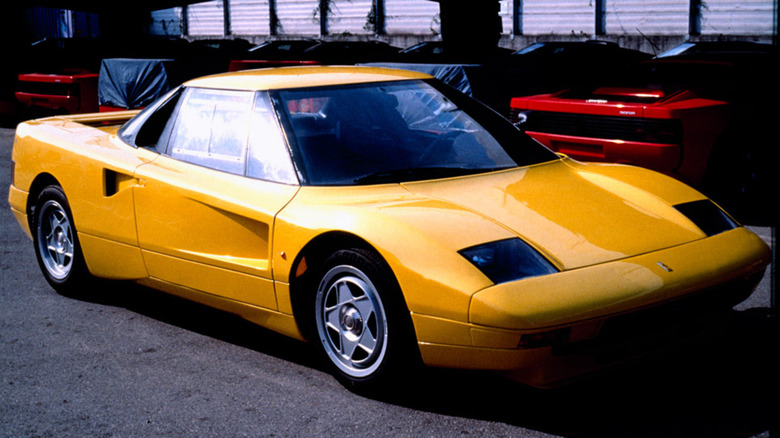 Ferrari 408 4RM at the factory