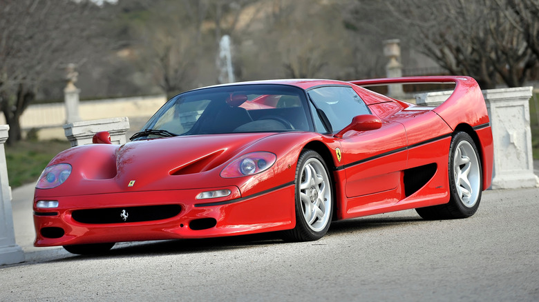 Ferrari F50 parked front end