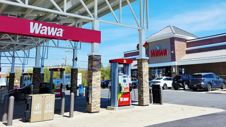 Wawa gas station