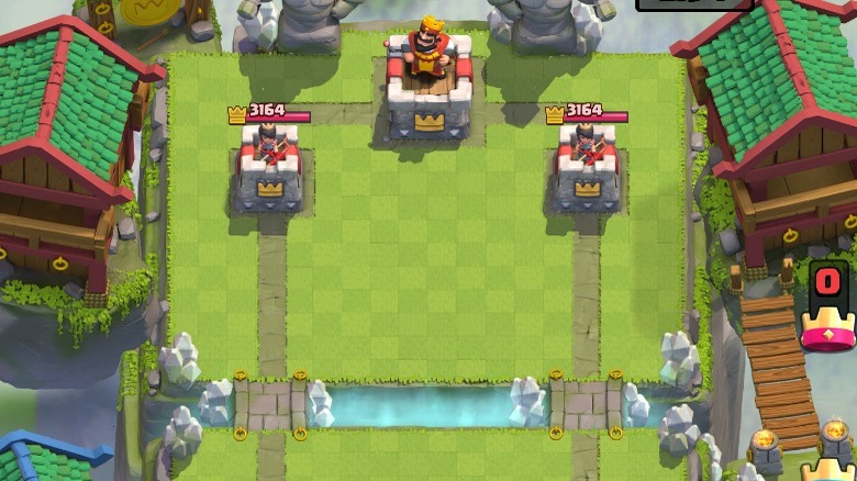 Clash Royale battlefield