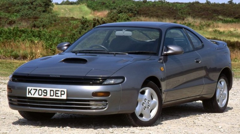 a gray 3rd-generation Toyota Celica