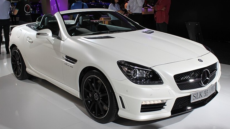 a 2012 Mercedes-Benz SLK 55 AMG (R 172) roadster