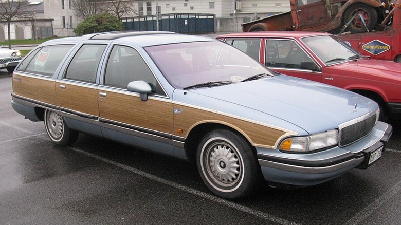 a Buick Roadmaster Estate Wagon