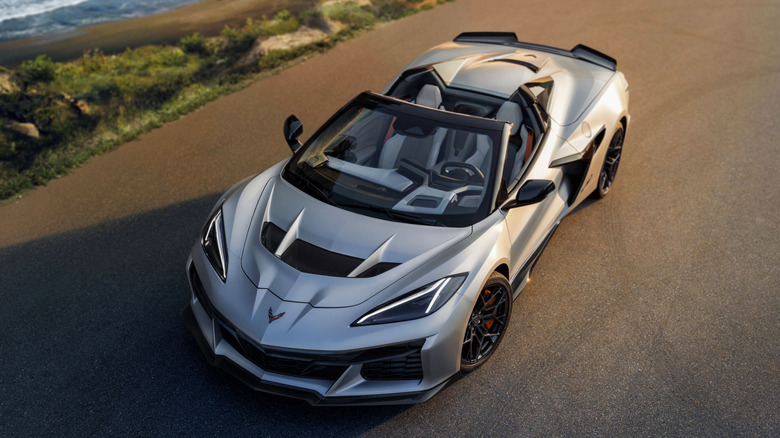 Chevrolet Corvette ZR1X from above