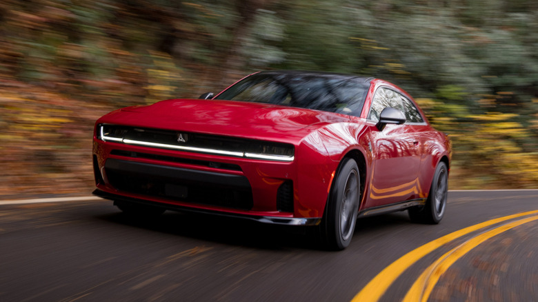 Dodge Charger Sixpack cornering at speed
