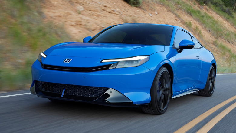 Honda Prelude on the road